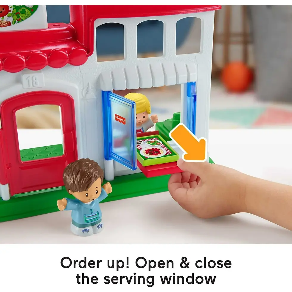 Thumbnail: Fisher Price Little People Pizza Restaurant HBR79