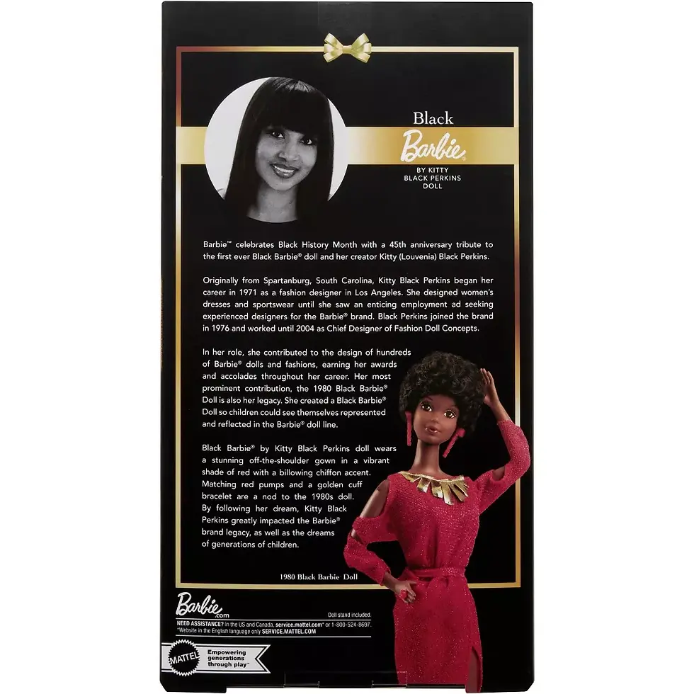 Thumbnail: Barbie Signature Collectible 13" Doll in Red Gown, 45th Anniversary by Kitty Black Perkins