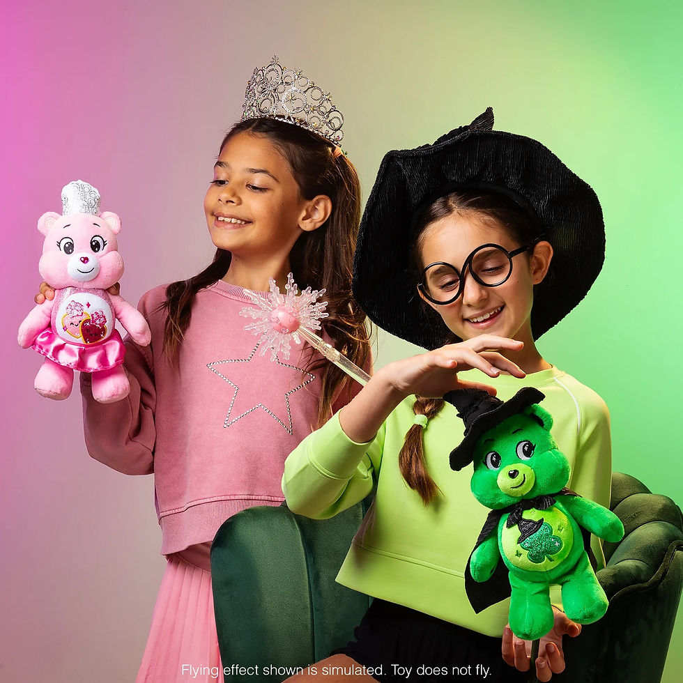 Thumbnail: Care Bears X Wicked Fun Size Plush - Good Luck Bear as Elphaba