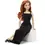 Thumbnail: Barbie Basics Collectible Doll, Model 04 with Red Curly Hair, Black Dress & Platform Heels
