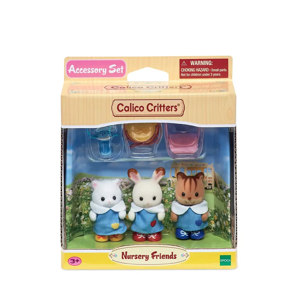 Thumbnail: Calico Critters Nursery Friends, Set of 3 Collectible Doll