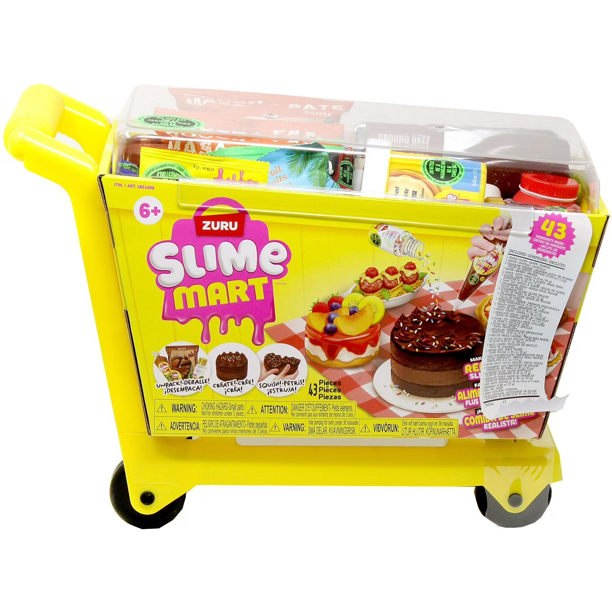 Slime Mart Realistic Slime Food Shopping Cart