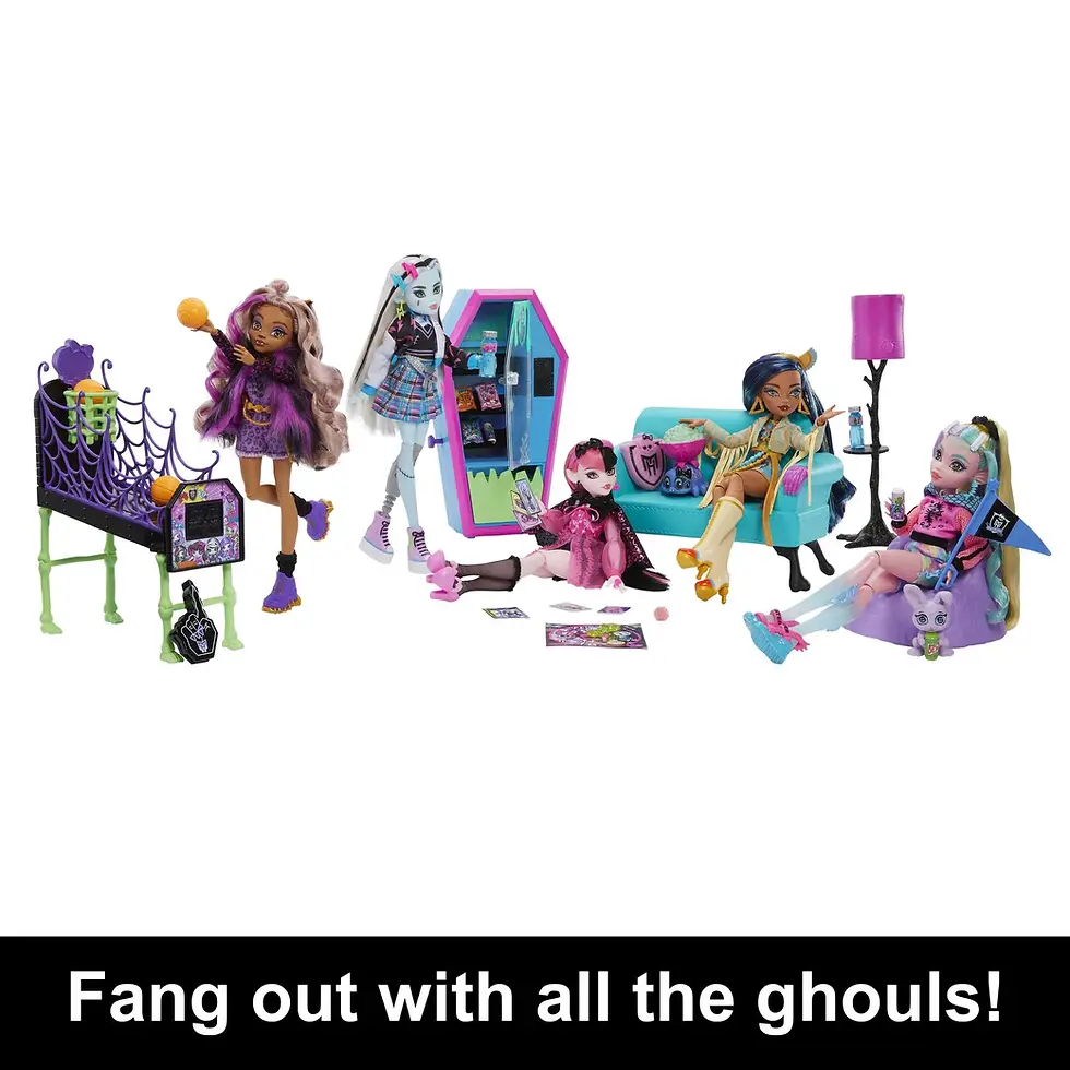 Thumbnail: Monster High Student Lounge Playset, Furniture and Accessories