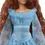 Thumbnail: Disney The Little Mermaid Ariel Fashion Doll on Land in Signature Blue Dress