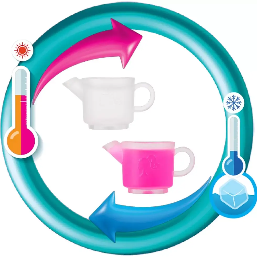 Thumbnail: Barbie Cute N Cozy Cafe Doll and Playset 21 Accessories with Color Change Teapot