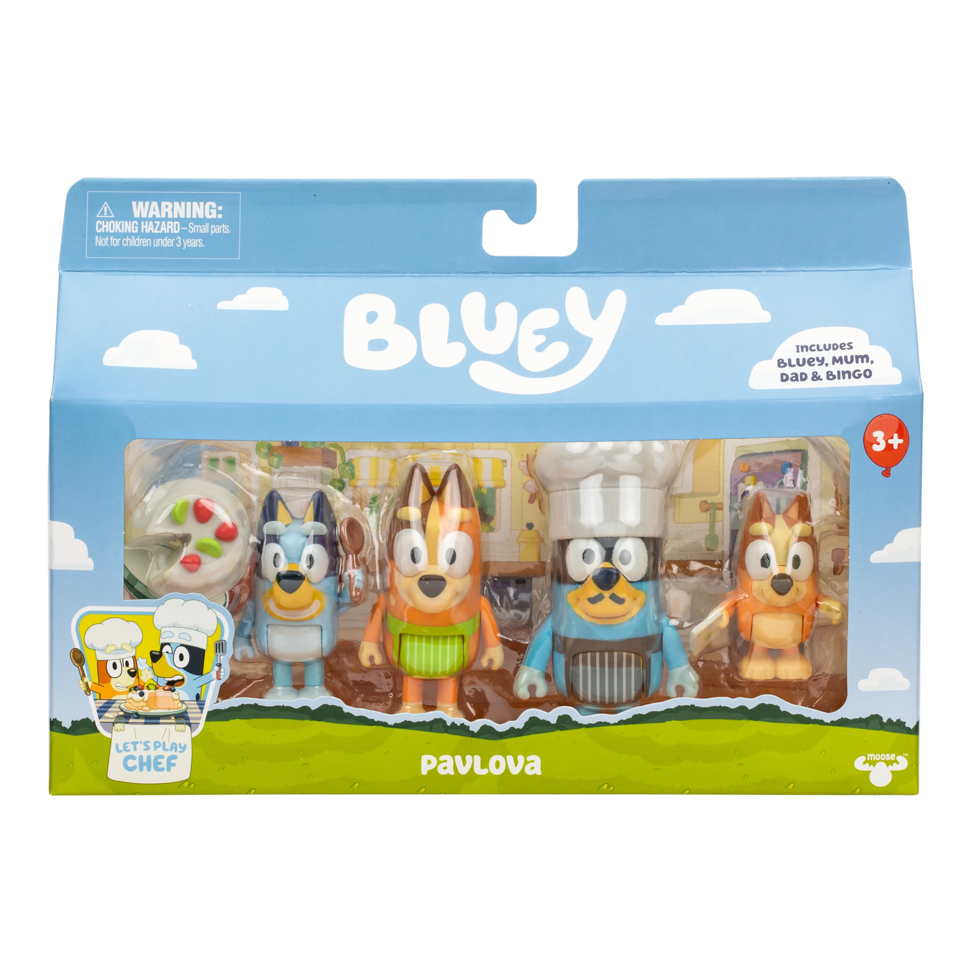 Bluey Pavlova 4-Piece Figure Playset