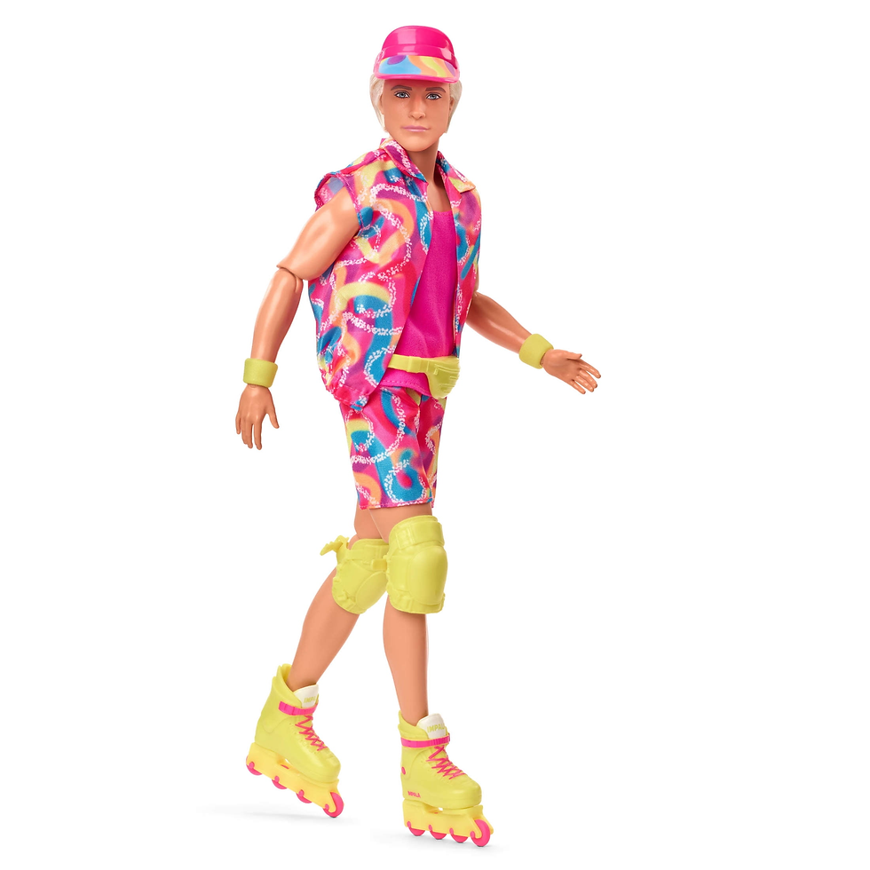 Thumbnail: Barbie The Movie Ken Retro Neon Skating Fashion Doll