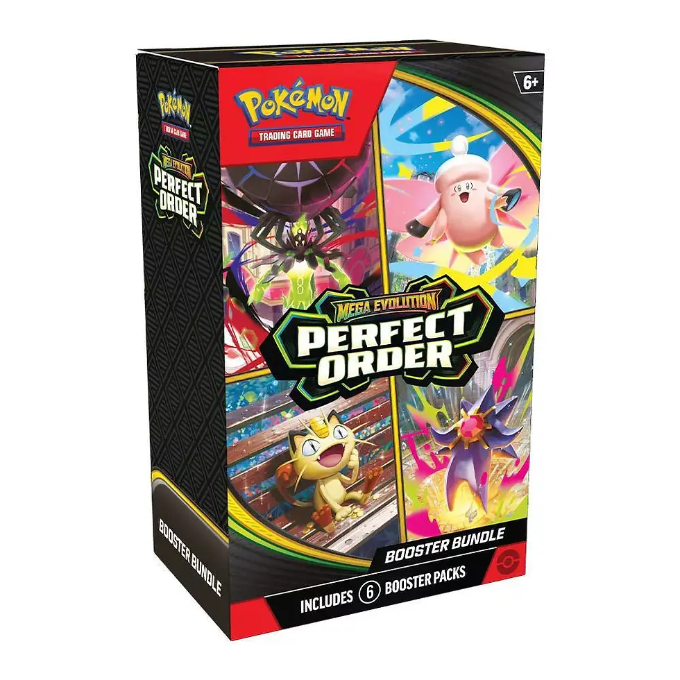 Pokémon Trading Card Game: Mega Evolution Perfect Order Booster Bundle