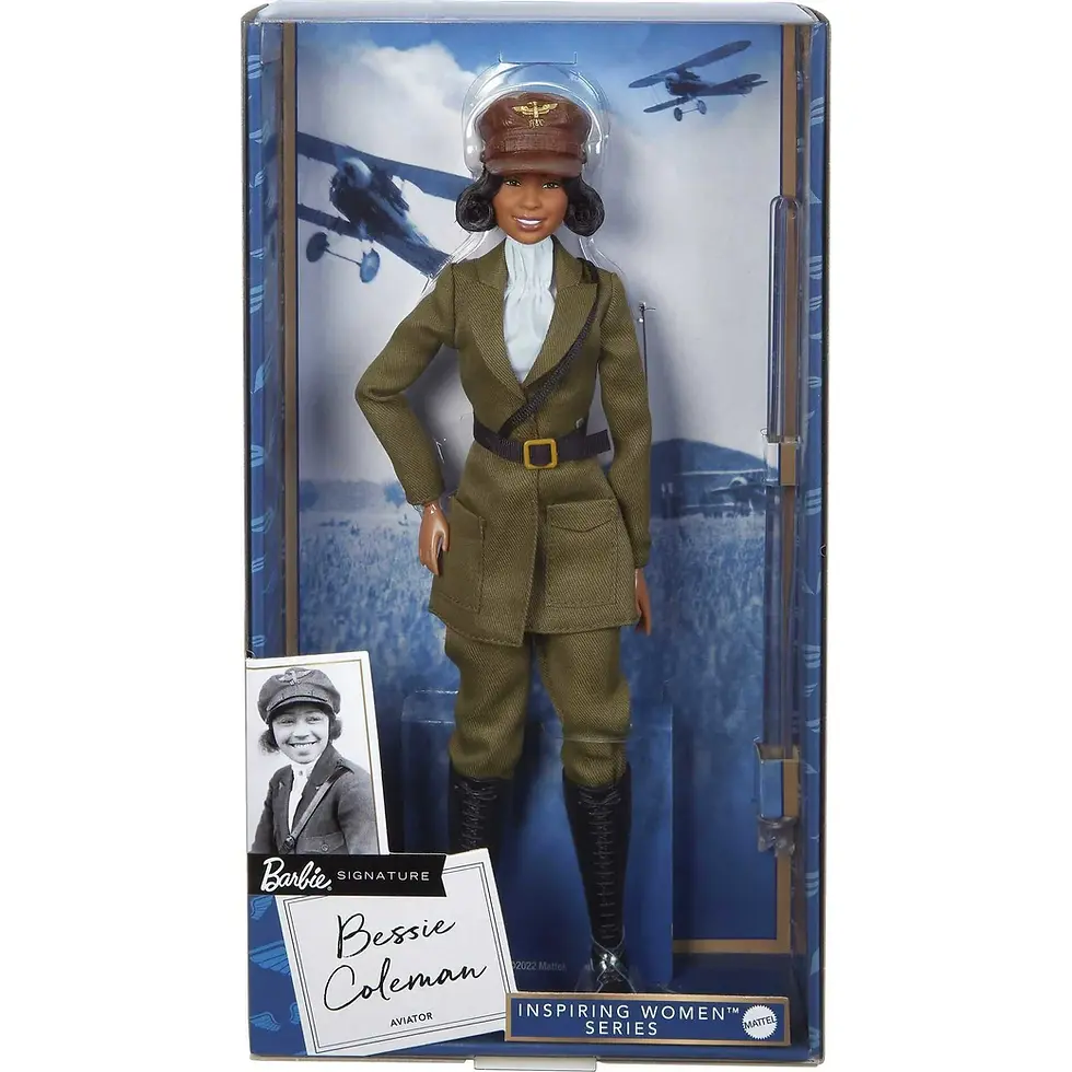 Thumbnail: Barbie Inspiring Women Bessie Coleman Collectible Doll