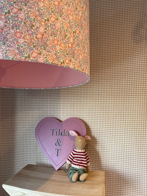 Thumbnail: Liberty Michelle colour way Pink fabric with Tildaandt.co.uk