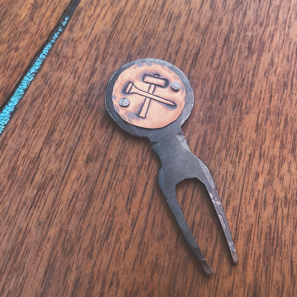 Thumbnail: Steel Pitch Divot Tool - Hammer & Tee