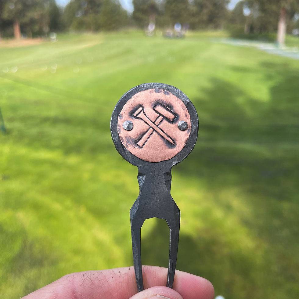 Thumbnail: Steel Pitch Divot Tool - Hammer & Tee