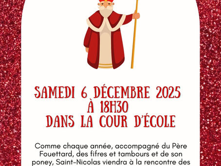 6 décembre 2025: Saint-Nicolas