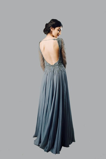 Custom Designed Cocktail Bridal Gown wedding dress