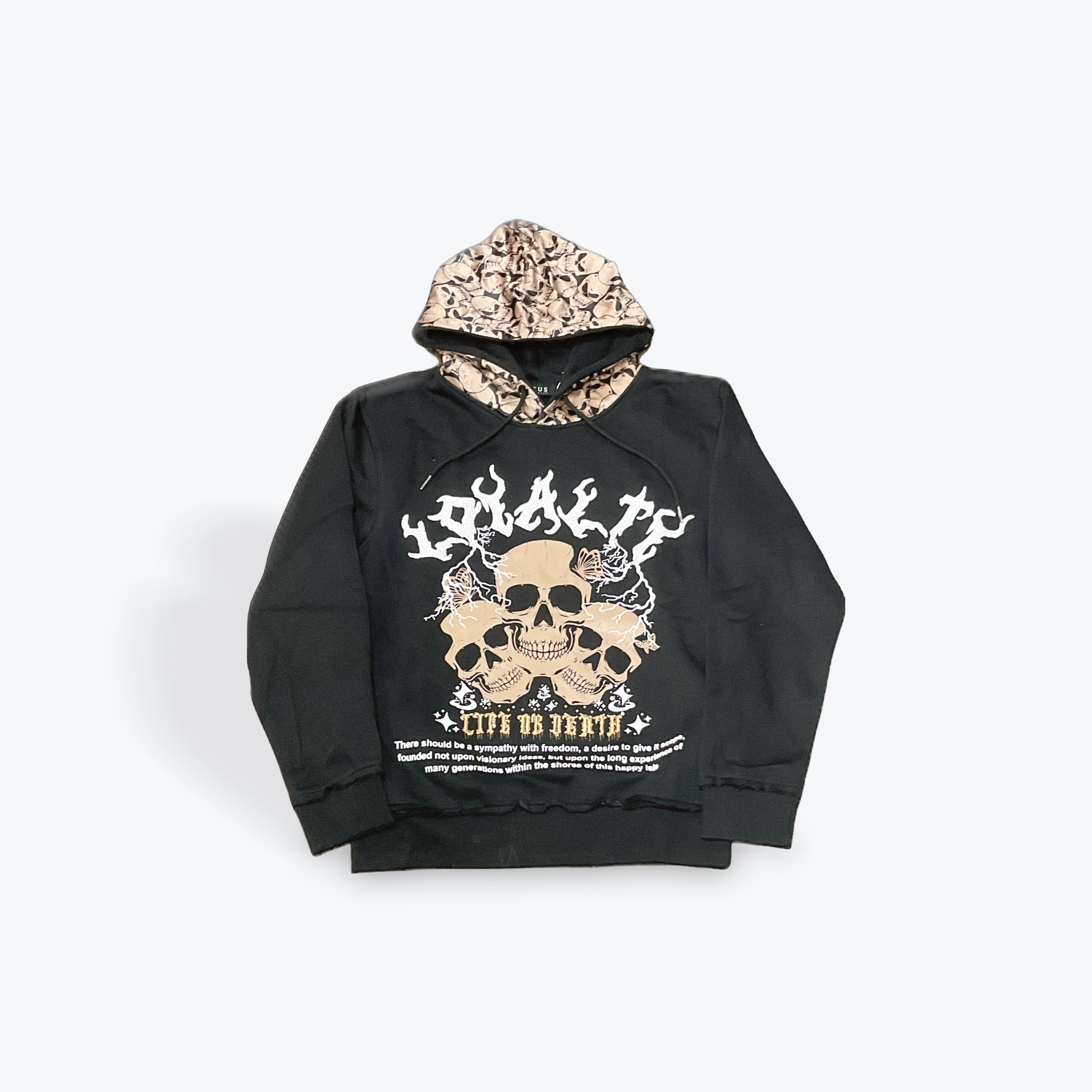 Focus skull hoodie
