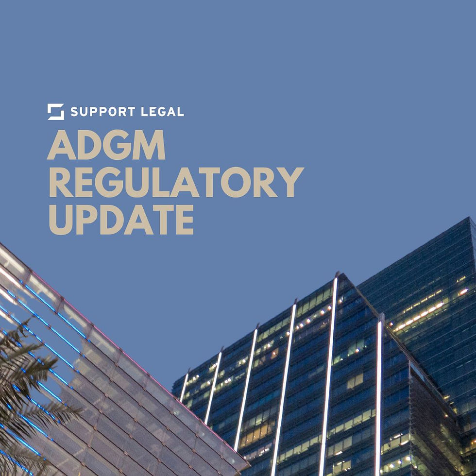 ADGM FSRA – Consultation Paper – Proposed Enhancements to the Regulatory Framework of the FSRA