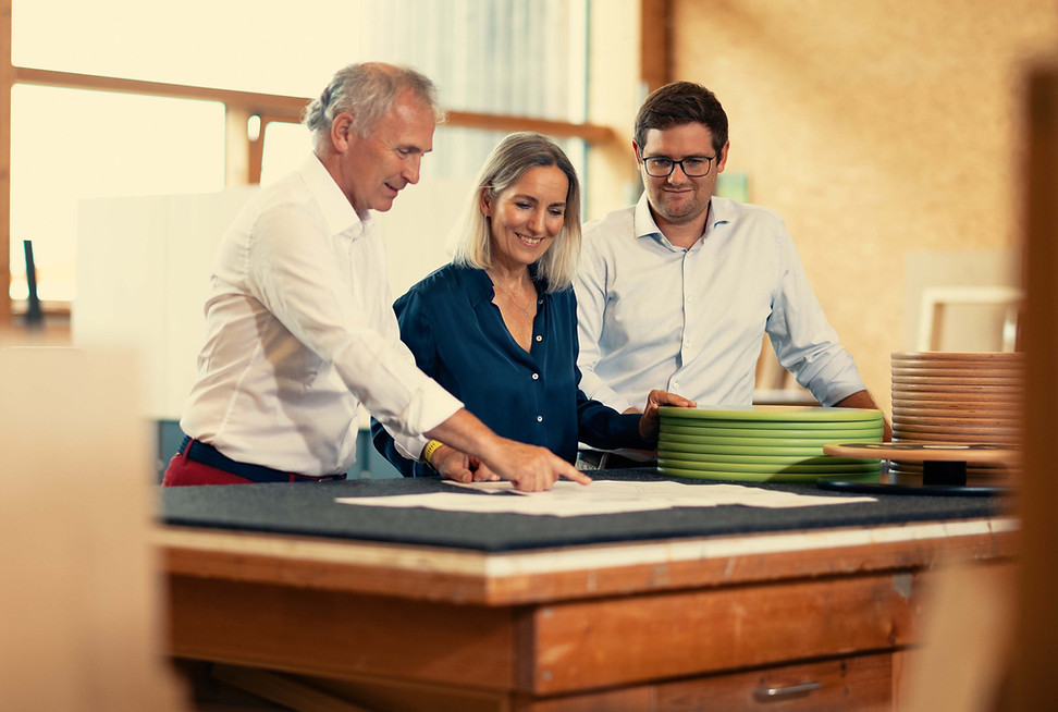 The Team of MFT Bodyteamwork GmbH: Alexandra Bosch, Martin Dolezal, and Johann Reisenberger