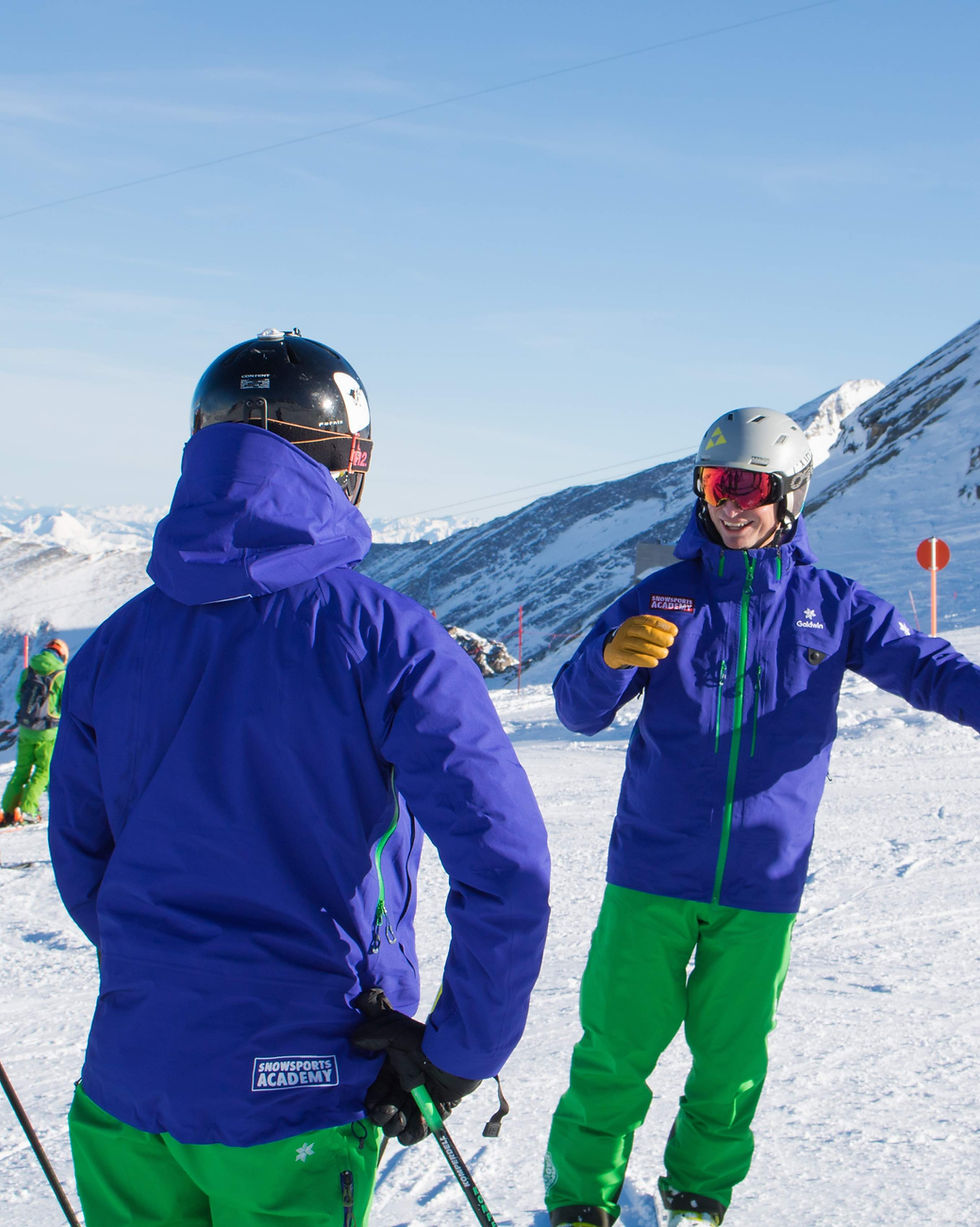 Snowsports Academy Instructors at the Anwärter course