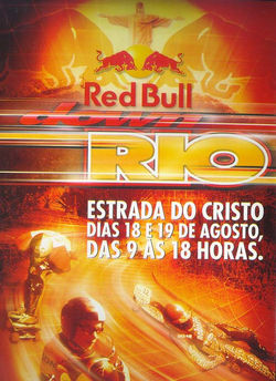Cartaz Red Bull Down Rio