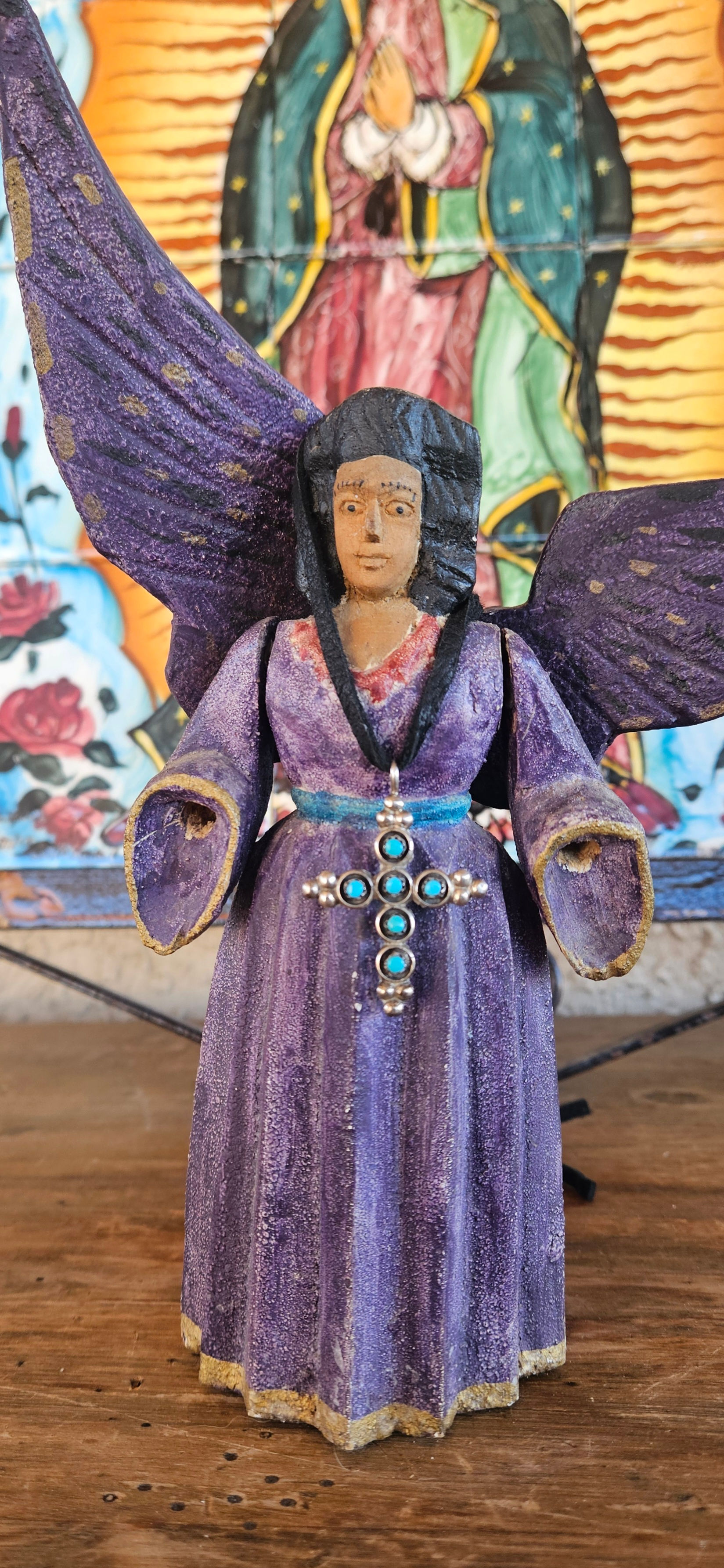 Grace in the Desert Turquoise💙 Zuni VINTAGE Cross