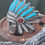 Thumbnail: Indian Headress VINTAGE Ring/Scarf Slide