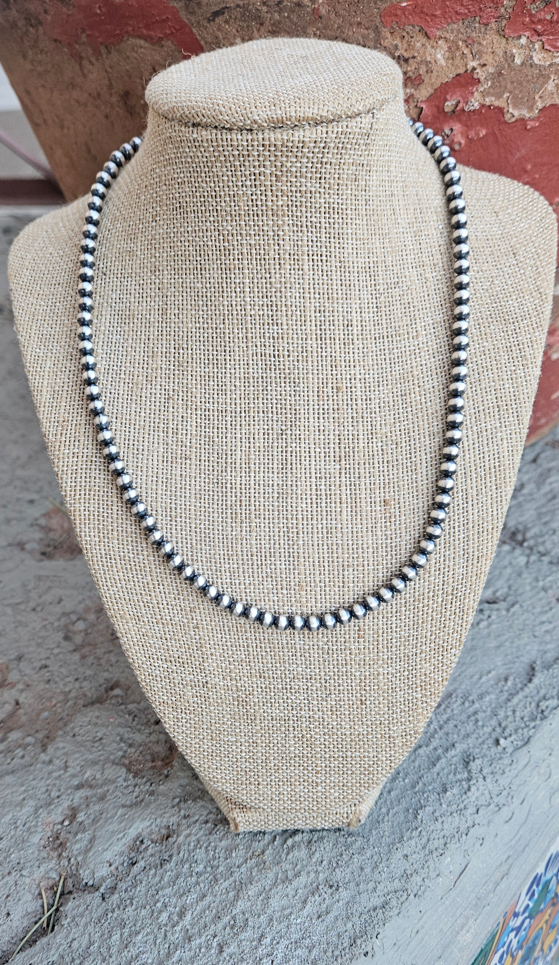 Arivaca 5mm Navajo 18" Inspired Pearls