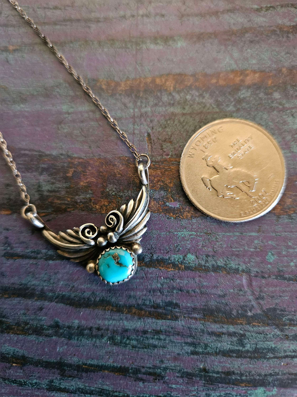 Thumbnail: Angel Wings VINTAGE Necklace