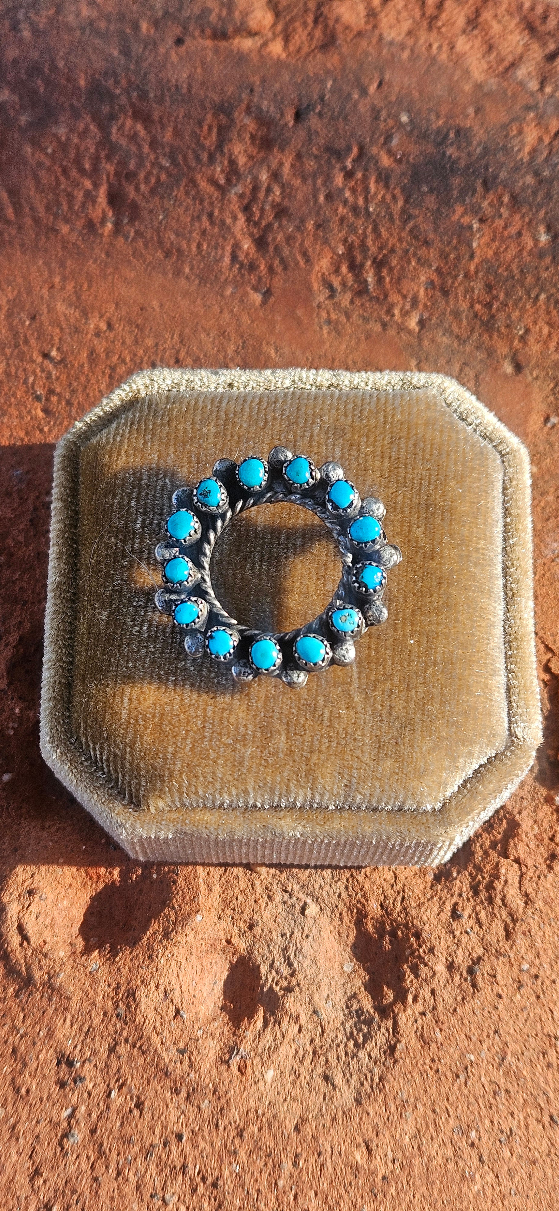 Desert Halo VINTAGE Zuni Brooch