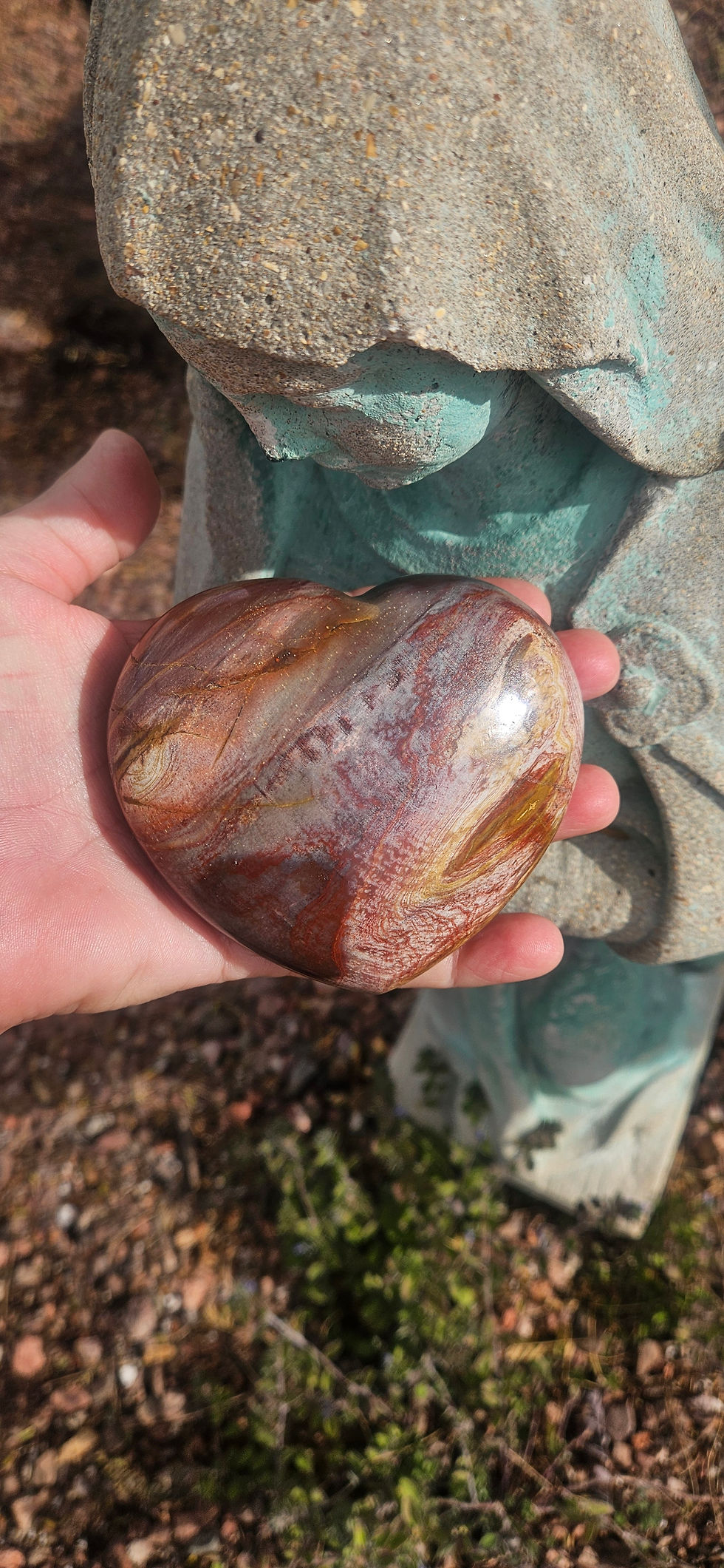 Thumbnail: Painted Canyon Large Jasper Heart