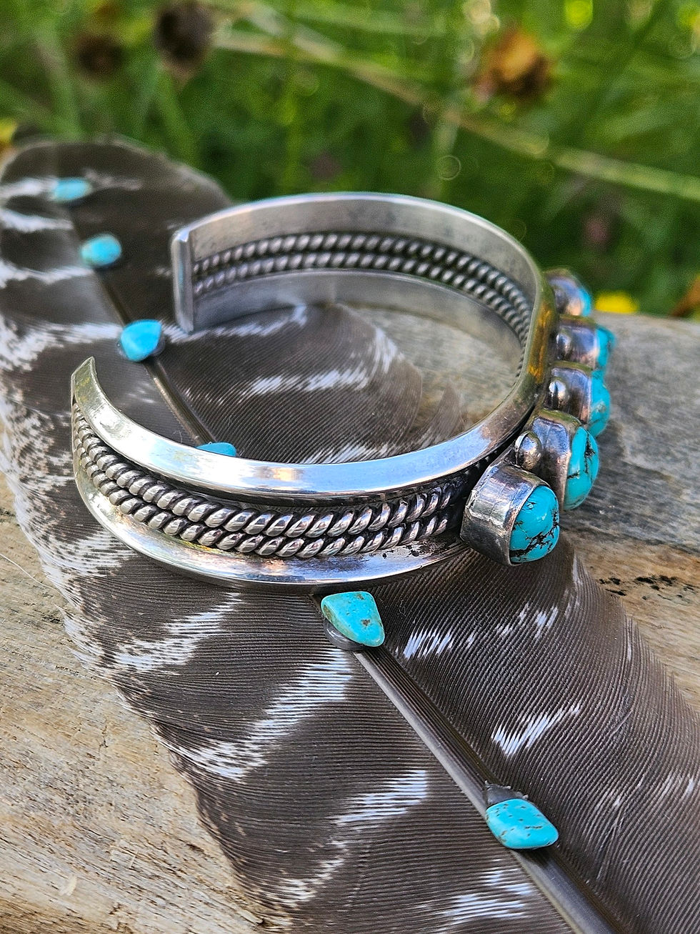 Thumbnail: Turquoise Embrace VINTAGE Bracelet