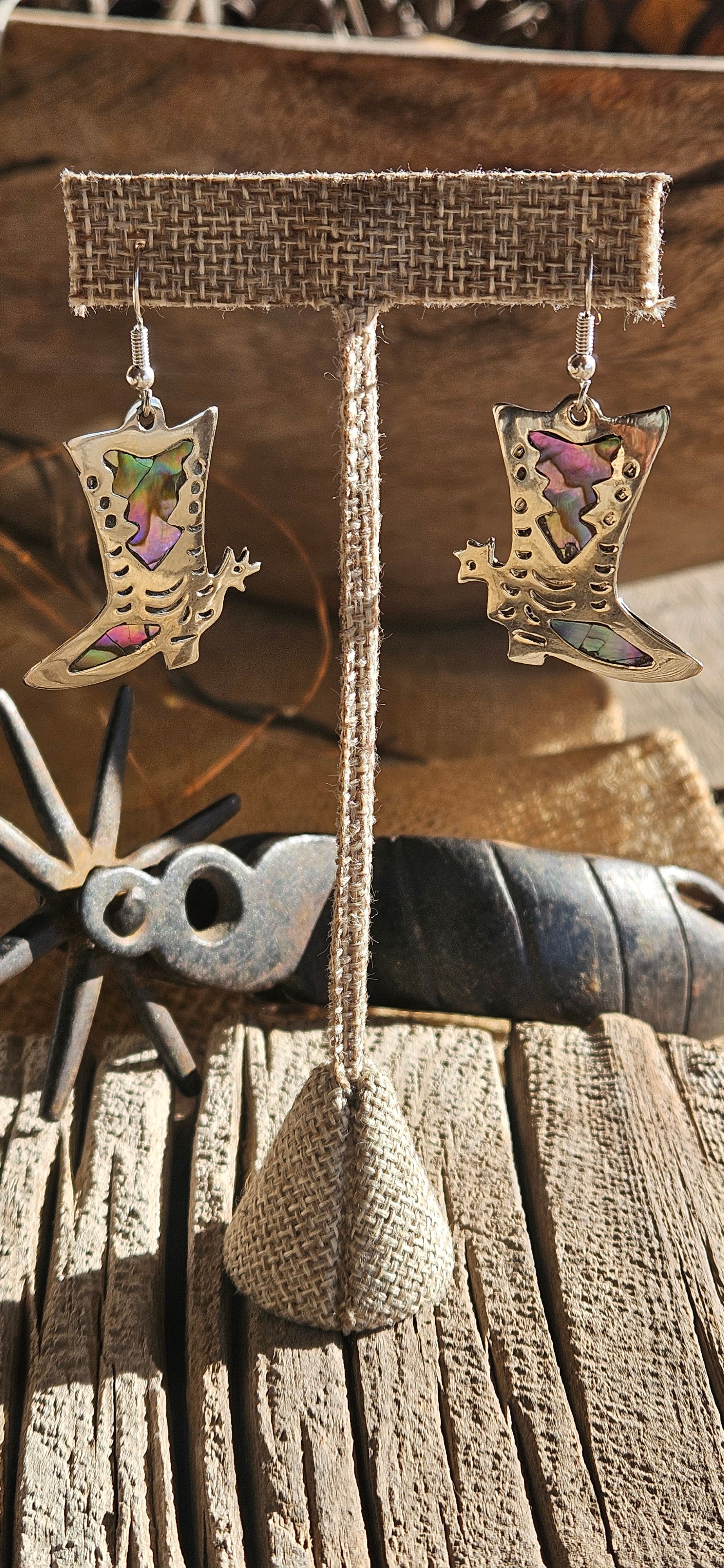 Fancy Boots and Spur Earrings