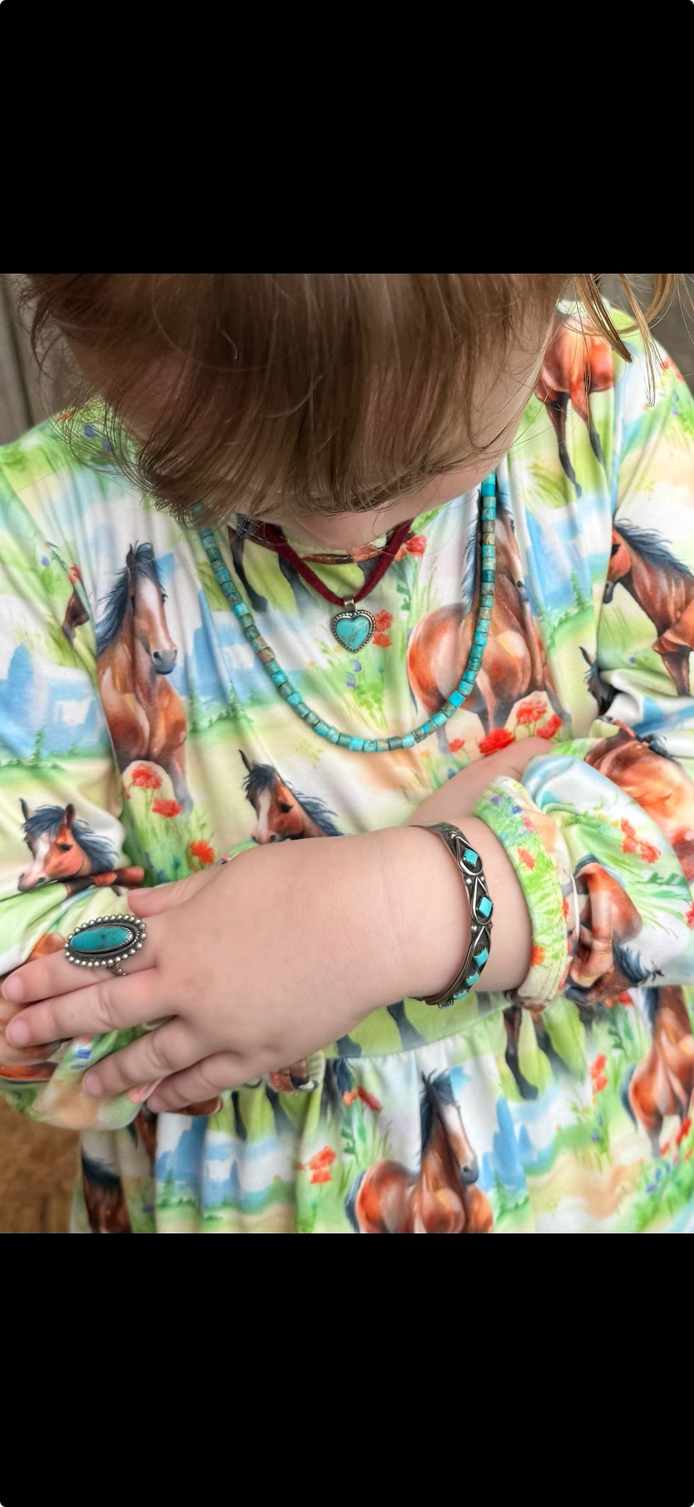 Thumbnail: Pequena Amor Turquoise VINTAGE Bracelet 