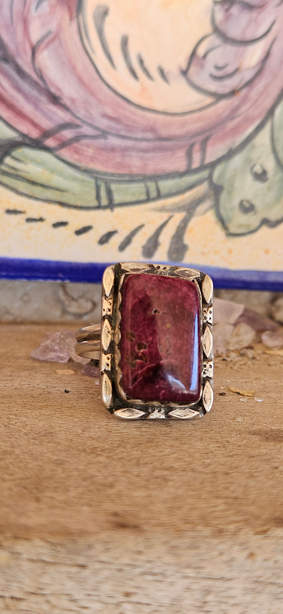 Thumbnail: Desert Plum Sugalite VINTAGE Ring