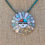 Thumbnail: Radiant VINTAGE Zuni Sunface Brooch/Pendant