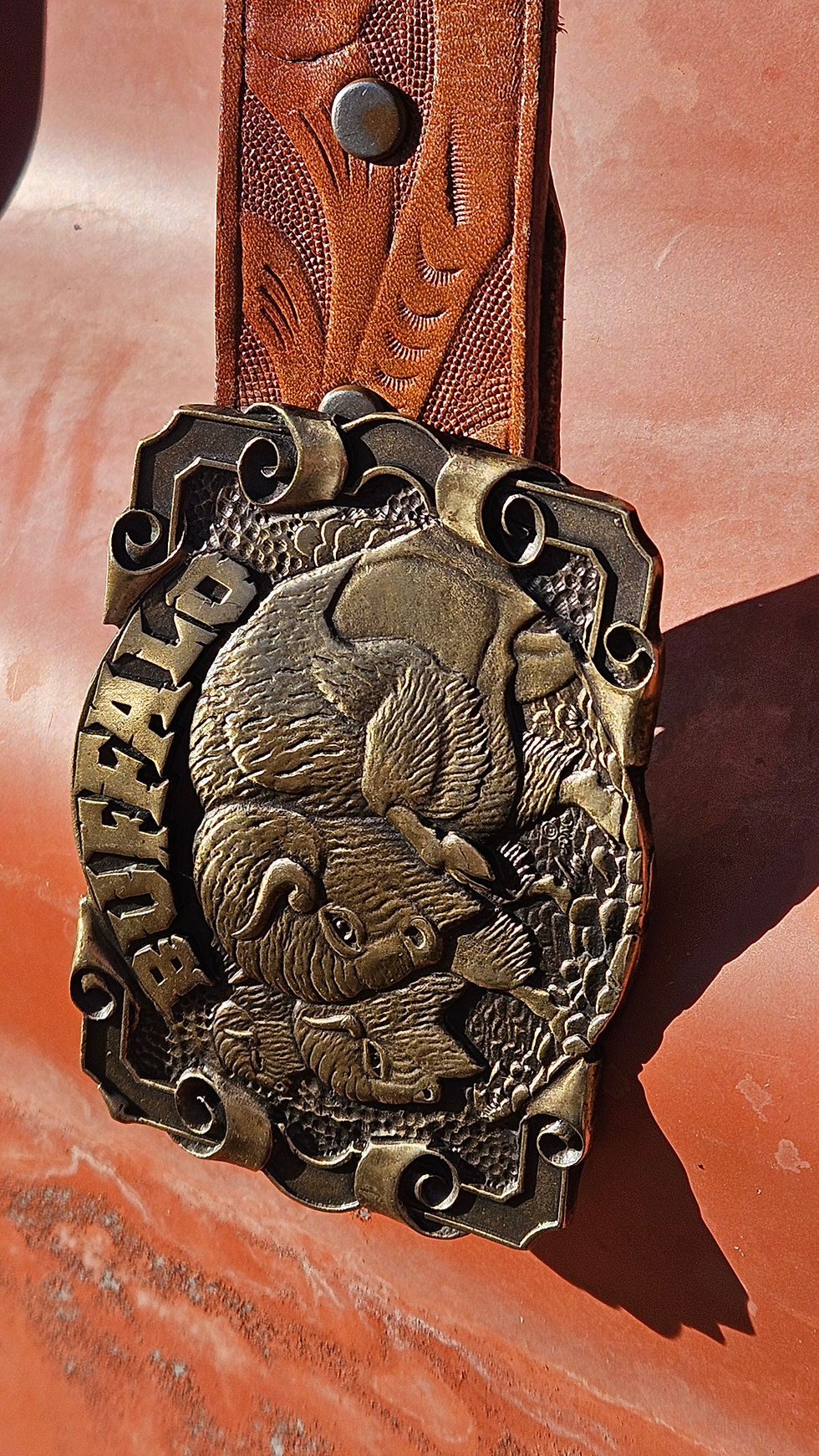 Thumbnail: Where the Buffalo 🦬 Roam VINTAGE Buckle
