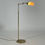 Thumbnail: Brass Pharmacy Floor Lamp with Glass Venetian Style Shell