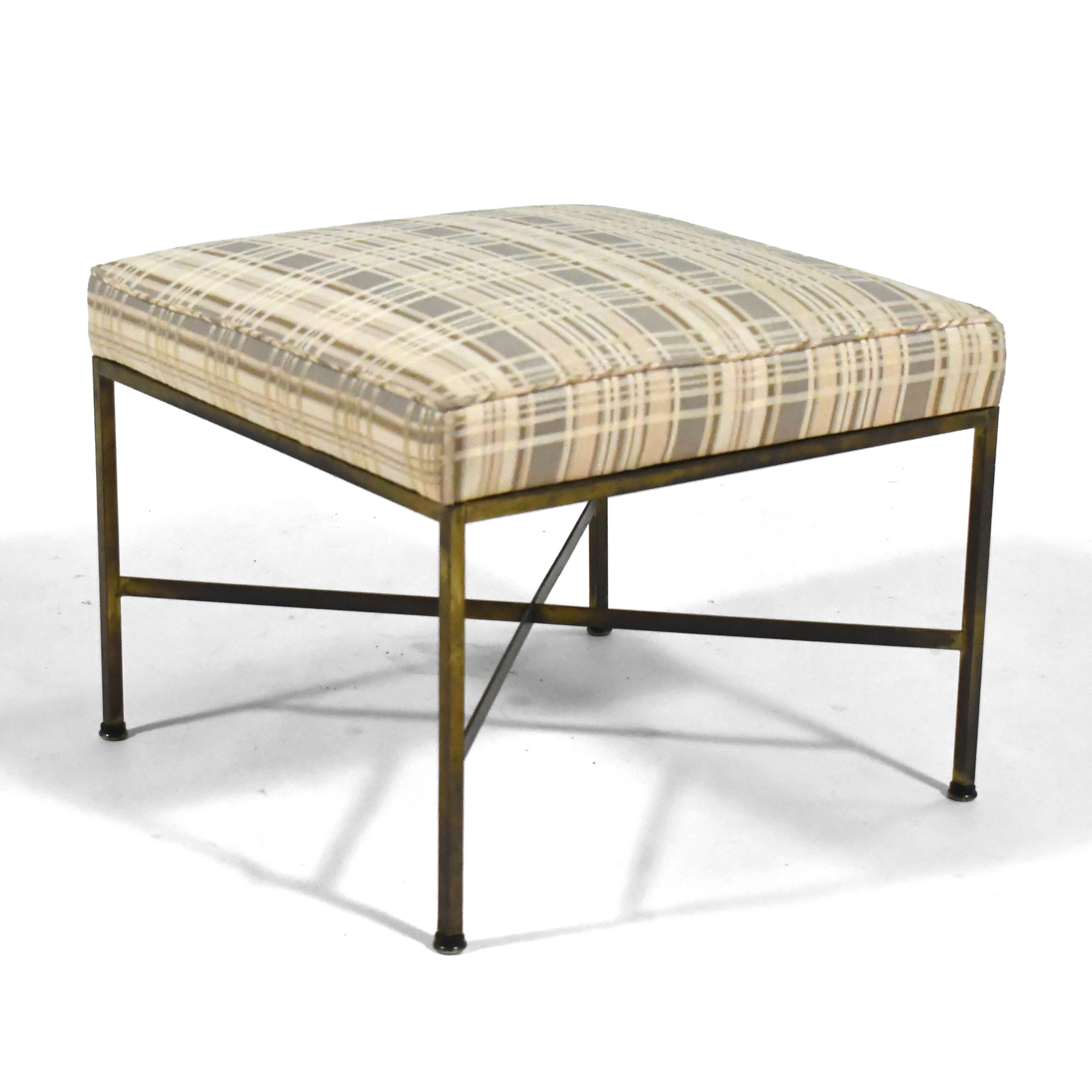 Paul McCobb Brass X Base Stool