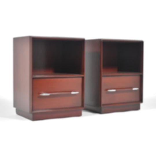 T.H. Robsjohn-Gibbings Nightstands by Widdicomb