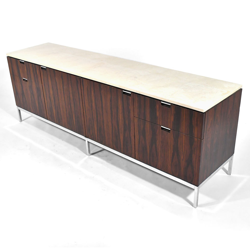 Thumbnail: Florence Knoll Four Position Rosewood Credenza
