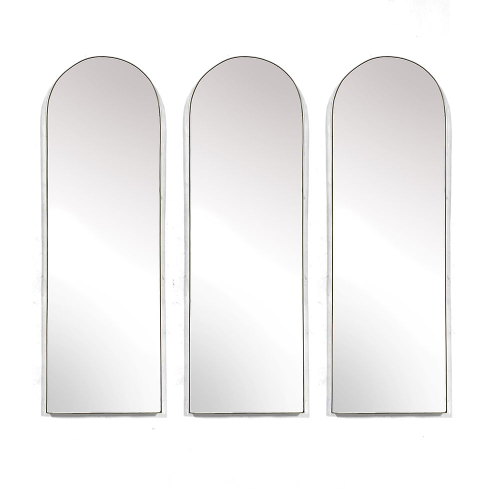 Thumbnail: Set of Three Regent Arch Top Wall Mirrors