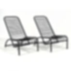 Thumbnail: Pair of René Herbst Sandows Lounge Chairs