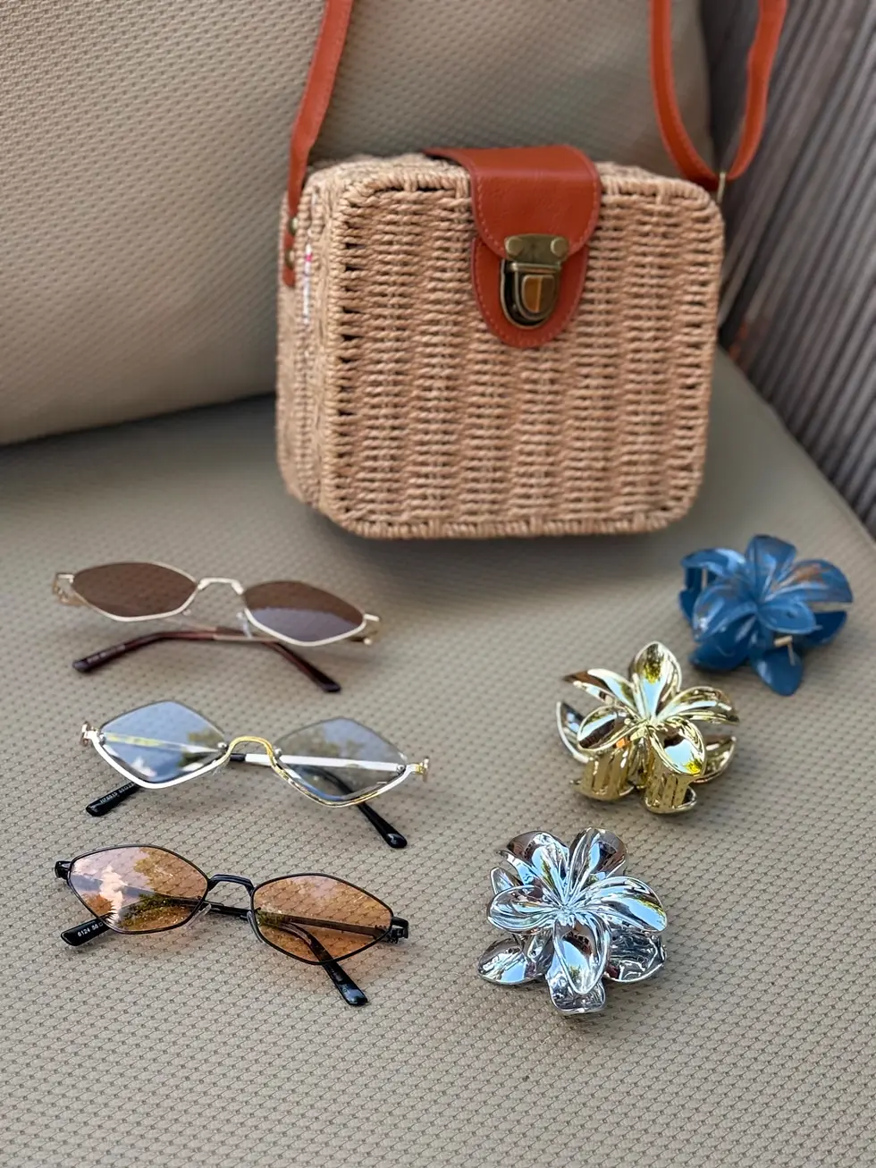 Miniatura: Bolsa de Palha Baú  – Alça Redonda • Bolsa Praia, Resort & Verão