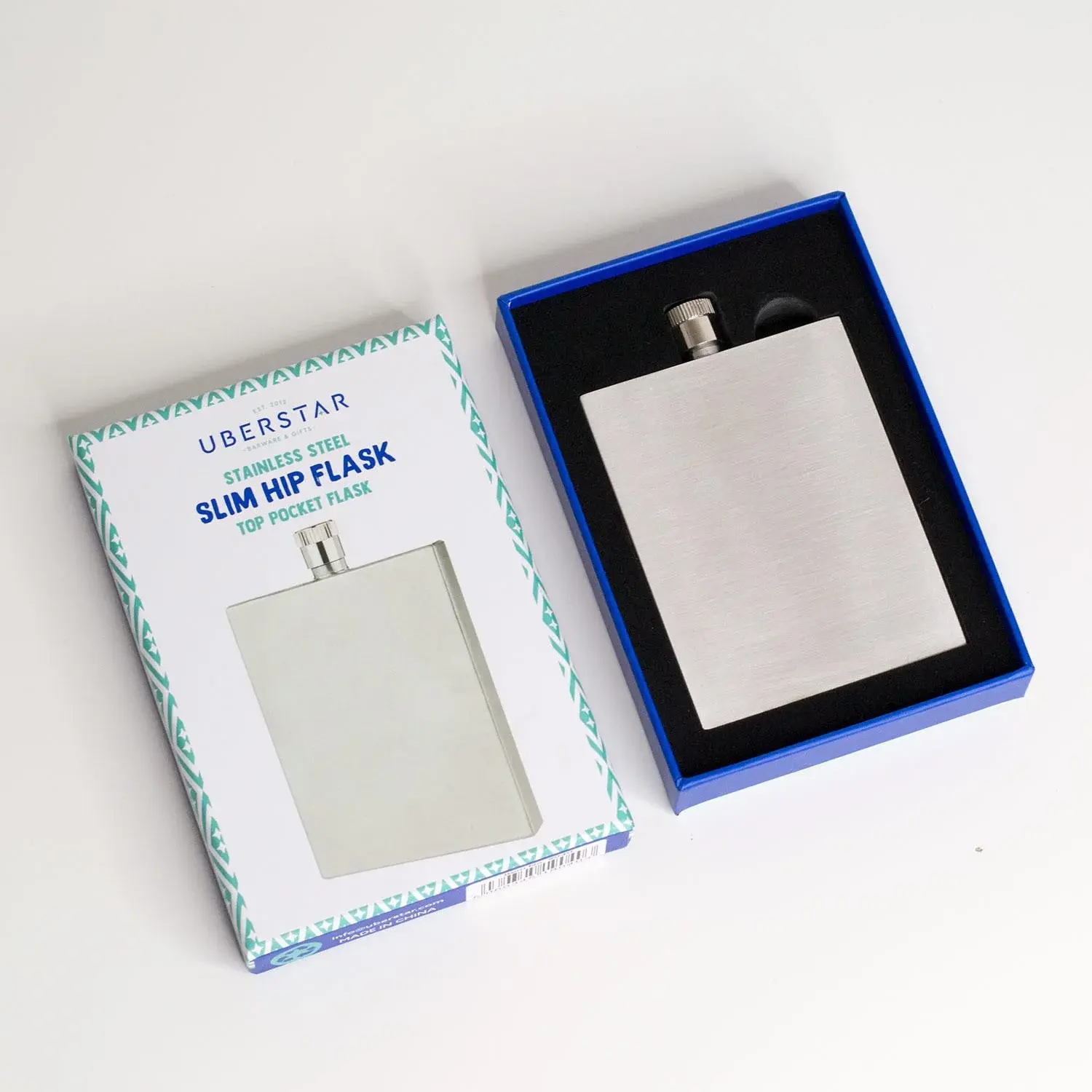 Slim Steel Hip Flask