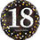 Thumbnail: Happy Birthday Black & Gold Sparkling Age
