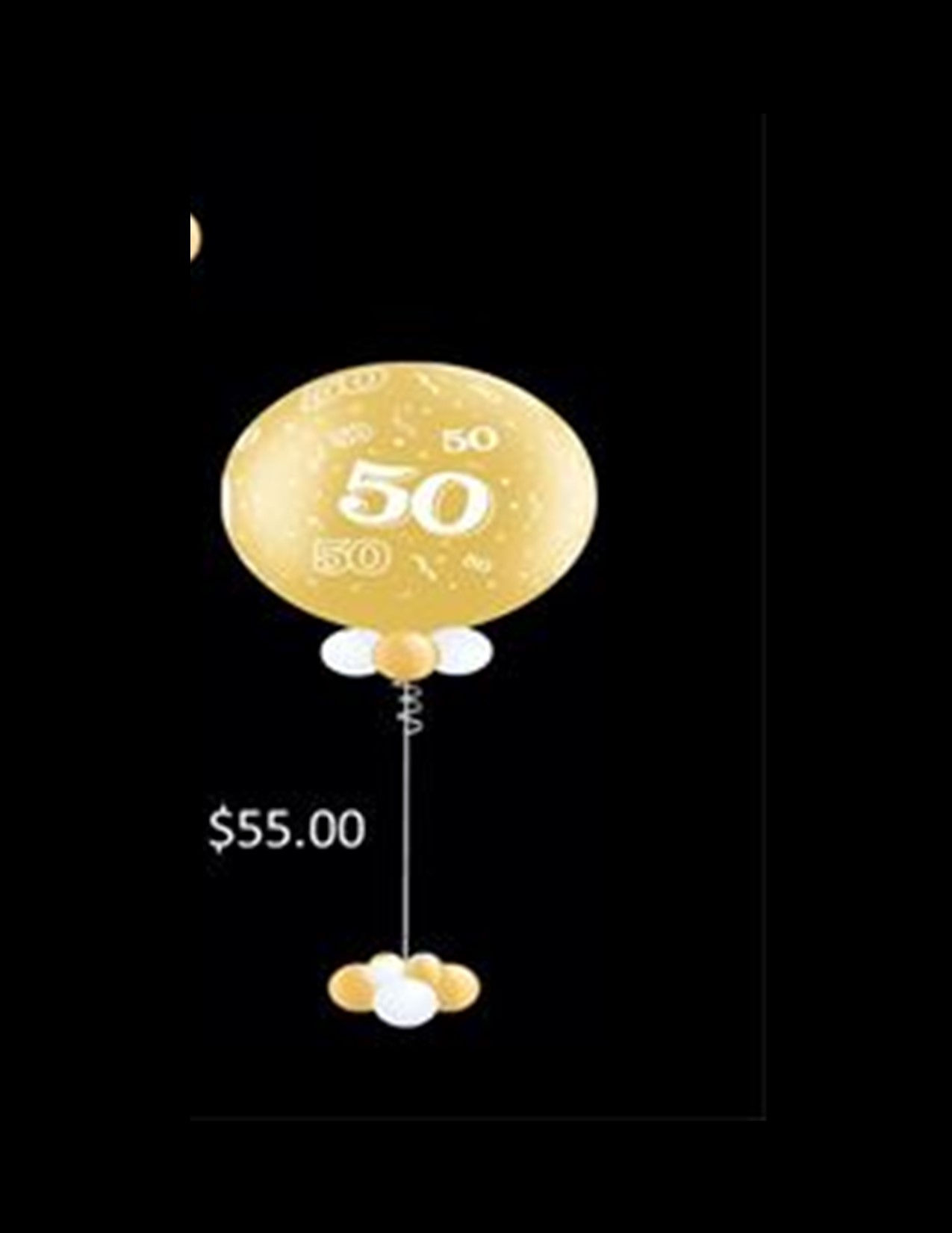 Jumbo Latex with coordinating ribbon