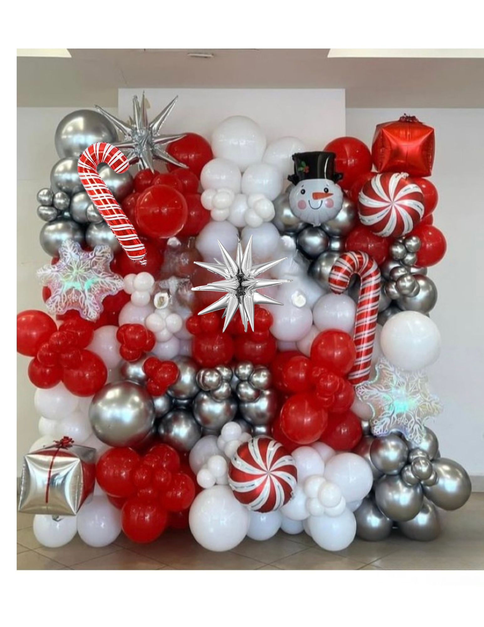 Holiday Balloon Wall