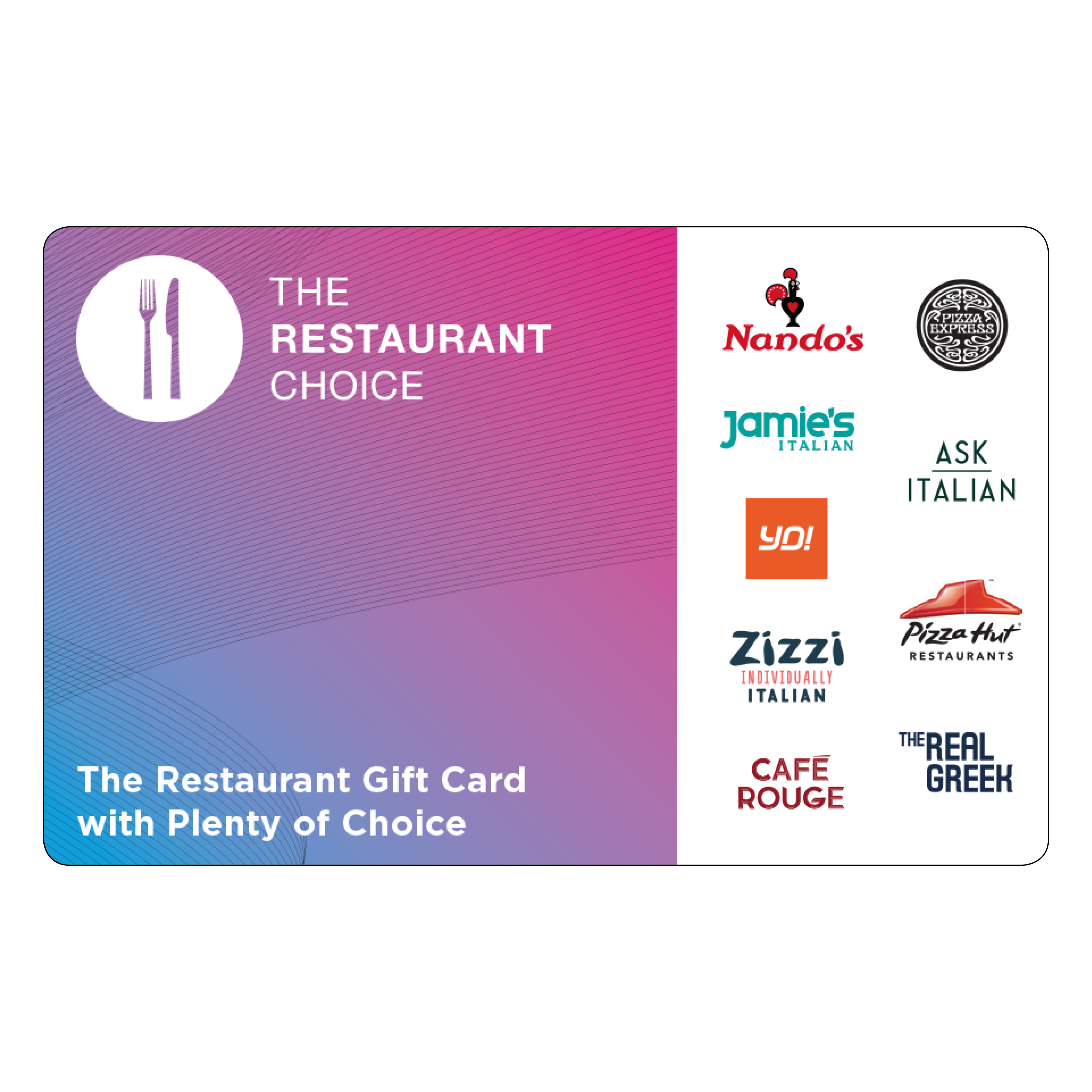 RR247 - £25 Restaurant Choice Vouche