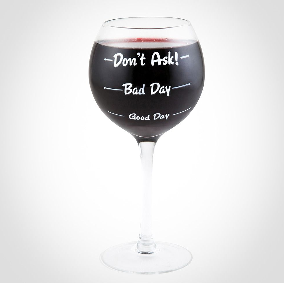 RR359 - How Was Your Day Wine Glass