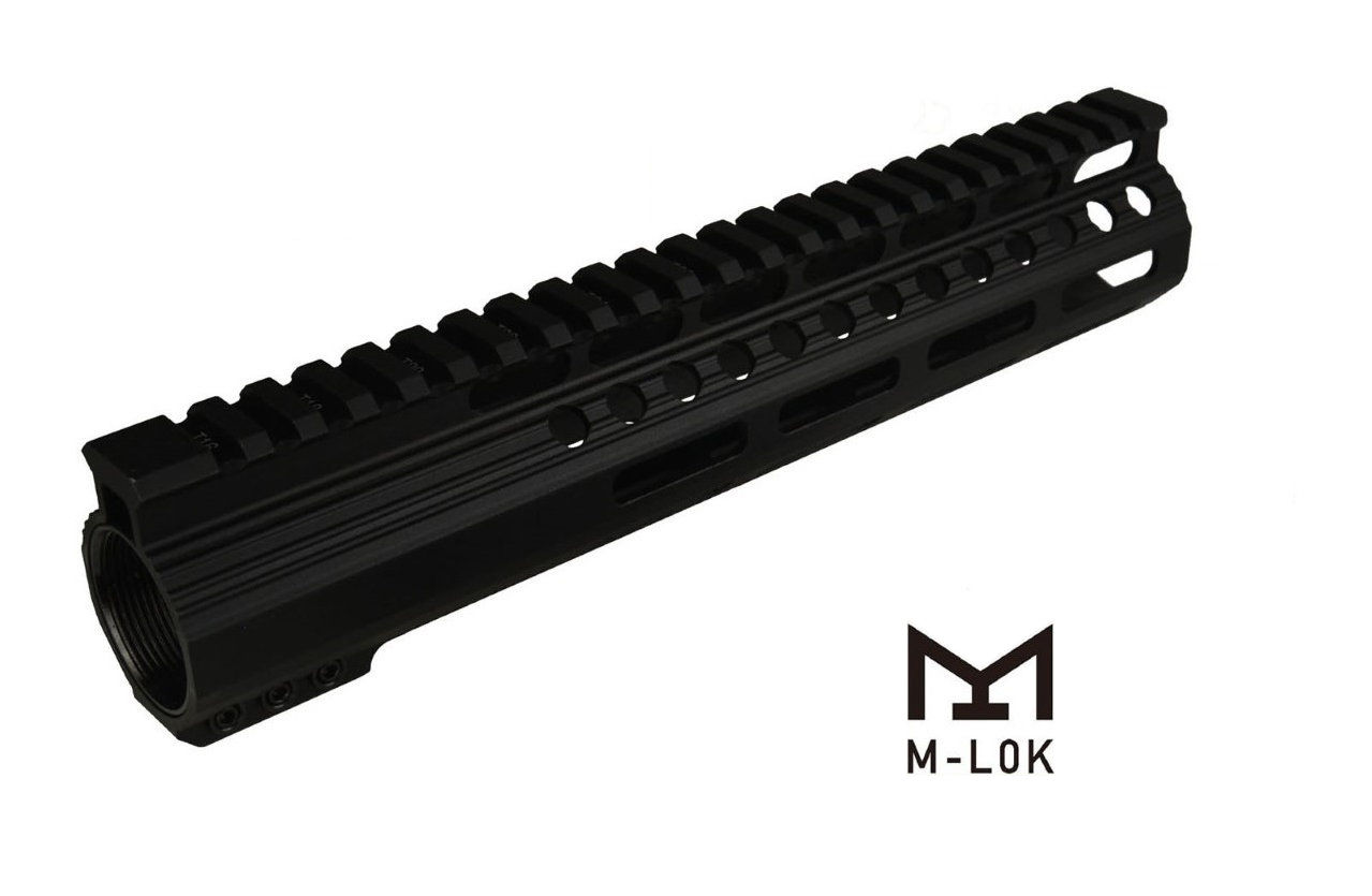 10" MLOK Free Float Clamp On Handguard