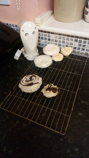 Mary Berry's Chocolate Meringue Shells